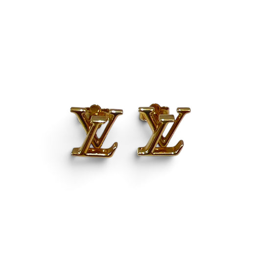 LOUIS VUITTON Earring  Gold  M00610 VA1252  Rank (B)