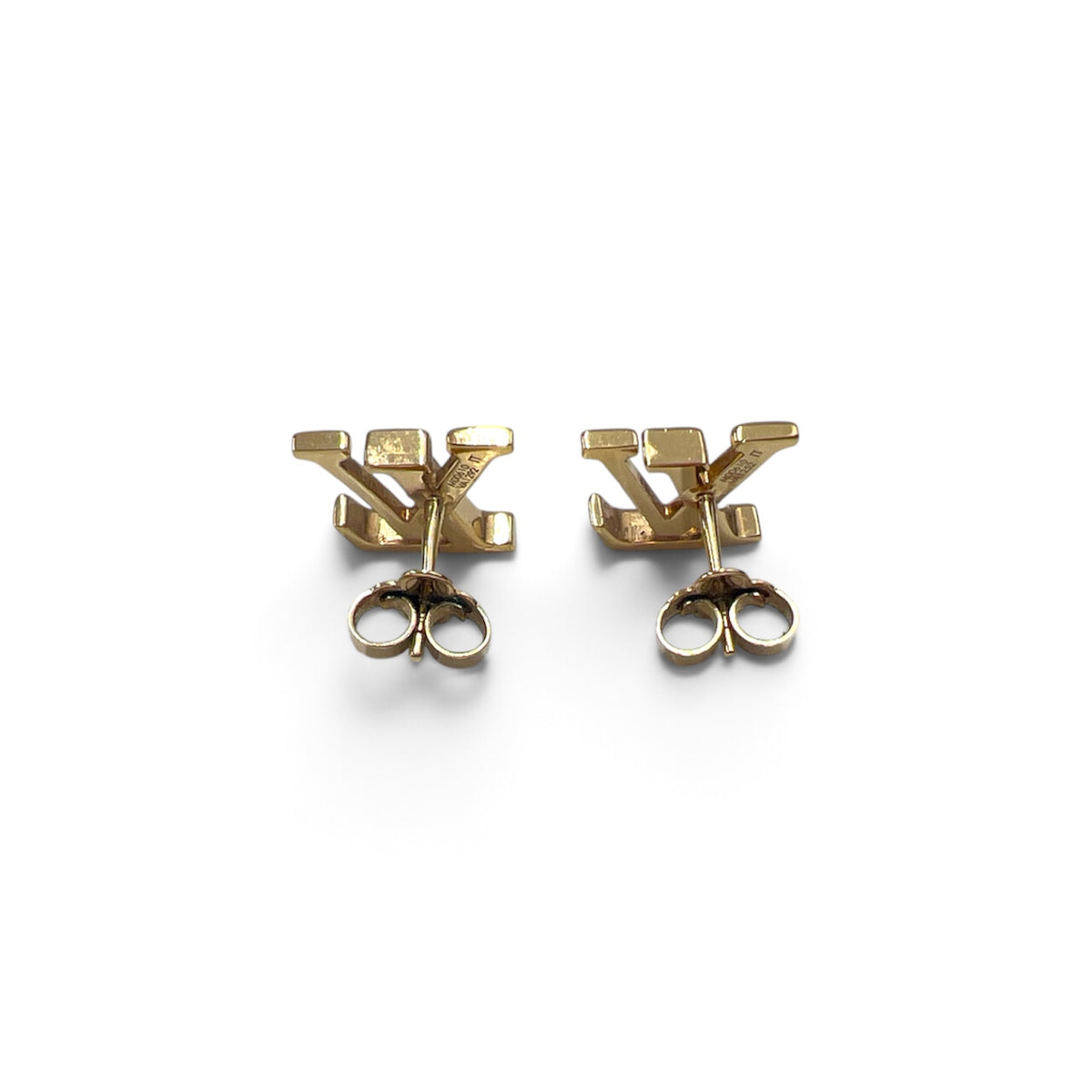 LOUIS VUITTON Earring  Gold  M00610 VA1252  Rank (B)