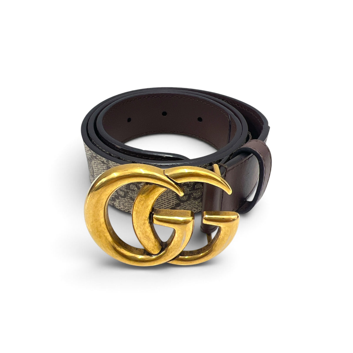 GUCCI Belt Brown 625839 Rank (B)