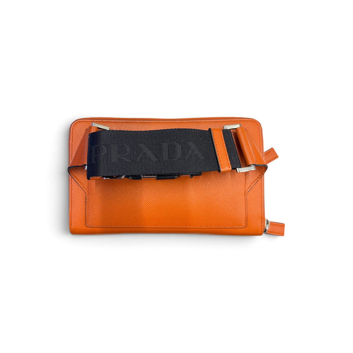 PRADA Waist Bag 2VH156 Orange 280 Rank (A)