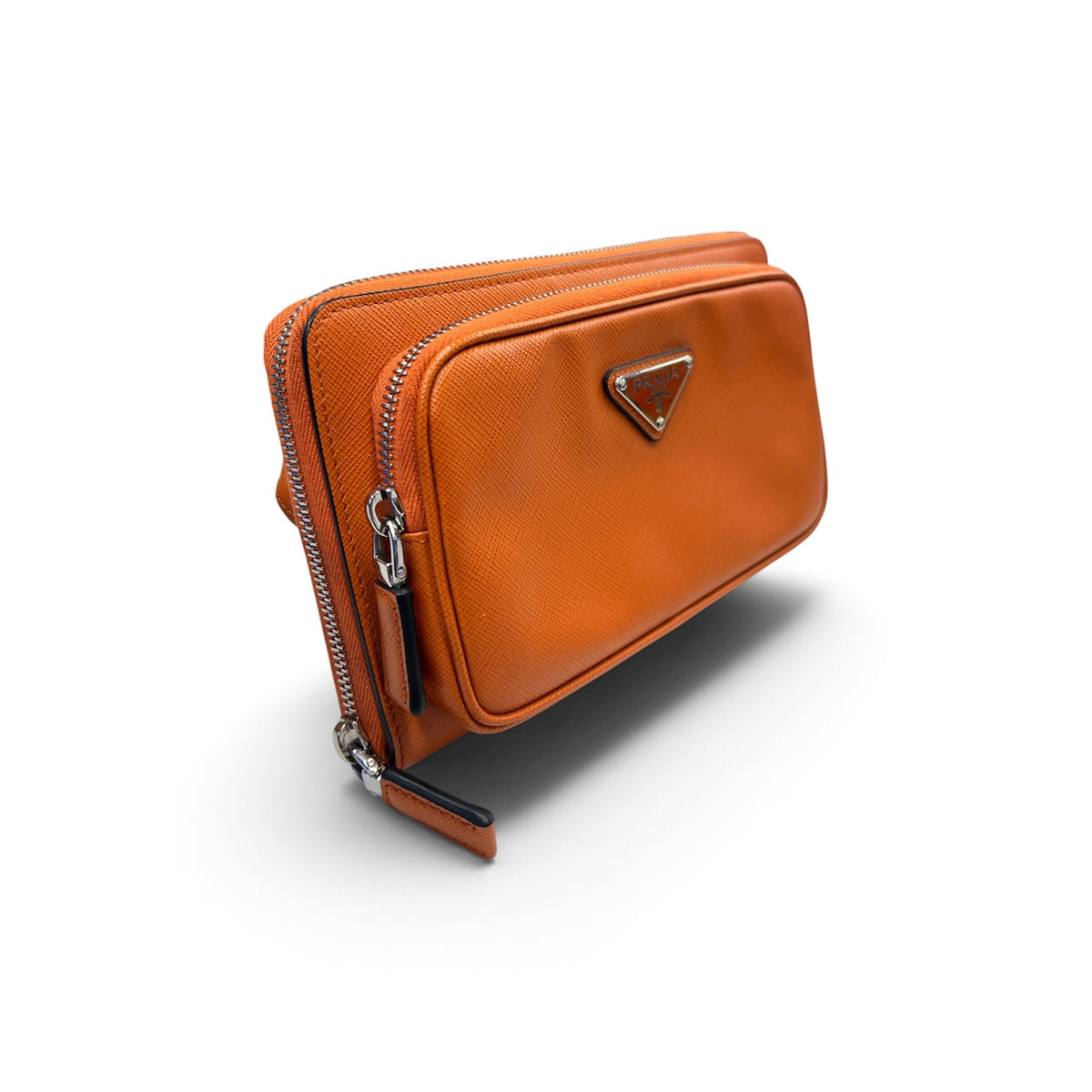 PRADA Waist Bag 2VH156 Orange 280 Rank (A)