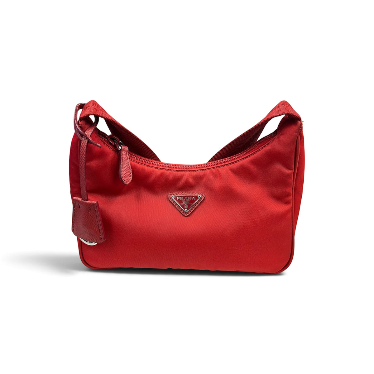 PRADA Shoulder Bag RE- Edition 2000 Red Stain 272 RFID Rank (B)