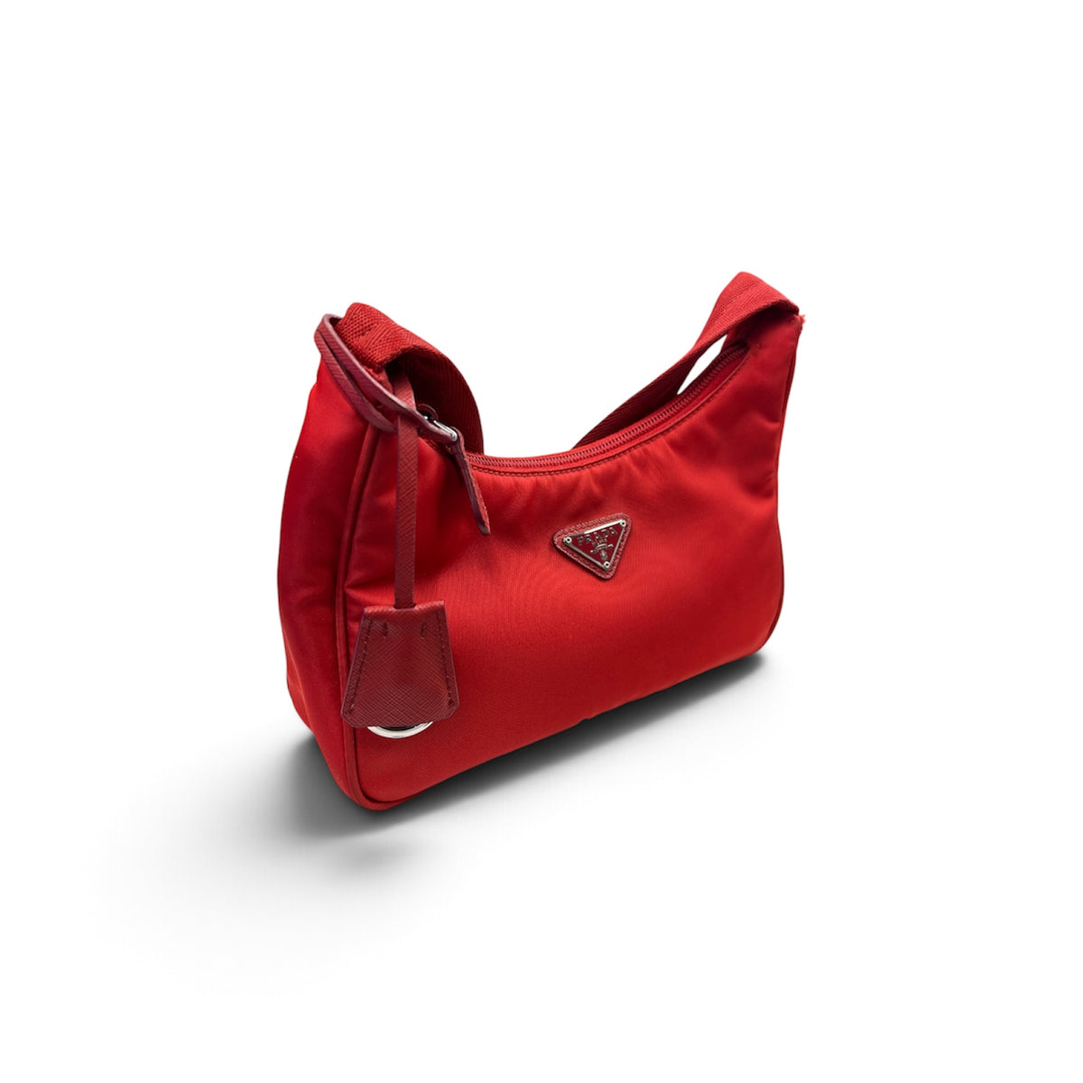 PRADA Shoulder Bag RE- Edition 2000 Red Stain 272 RFID Rank (B)