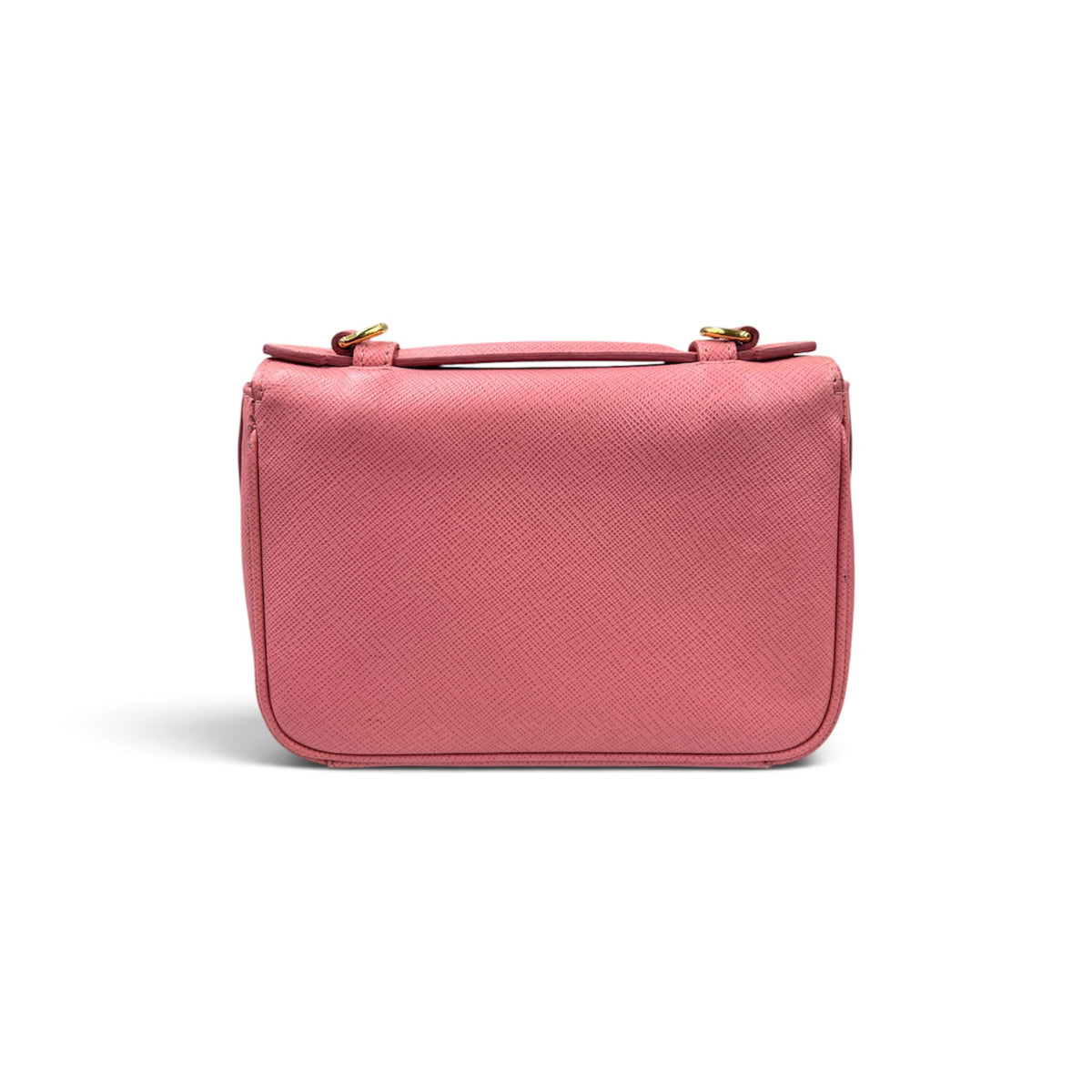PRADA Shoulder Bag  Pink Stain 31 Saffiano Rank (B)