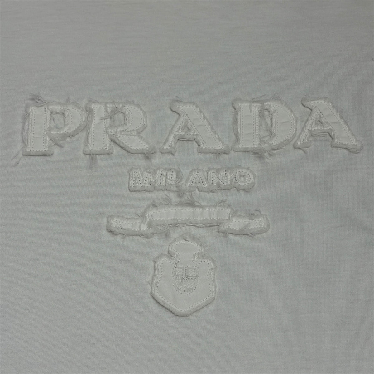 PRADA T-shirt SIZE M Lady's White 35838R *NFC* Rank (B)