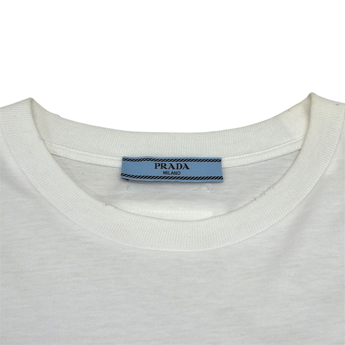 PRADA T-shirt SIZE M Lady's White 35838R *NFC* Rank (B)