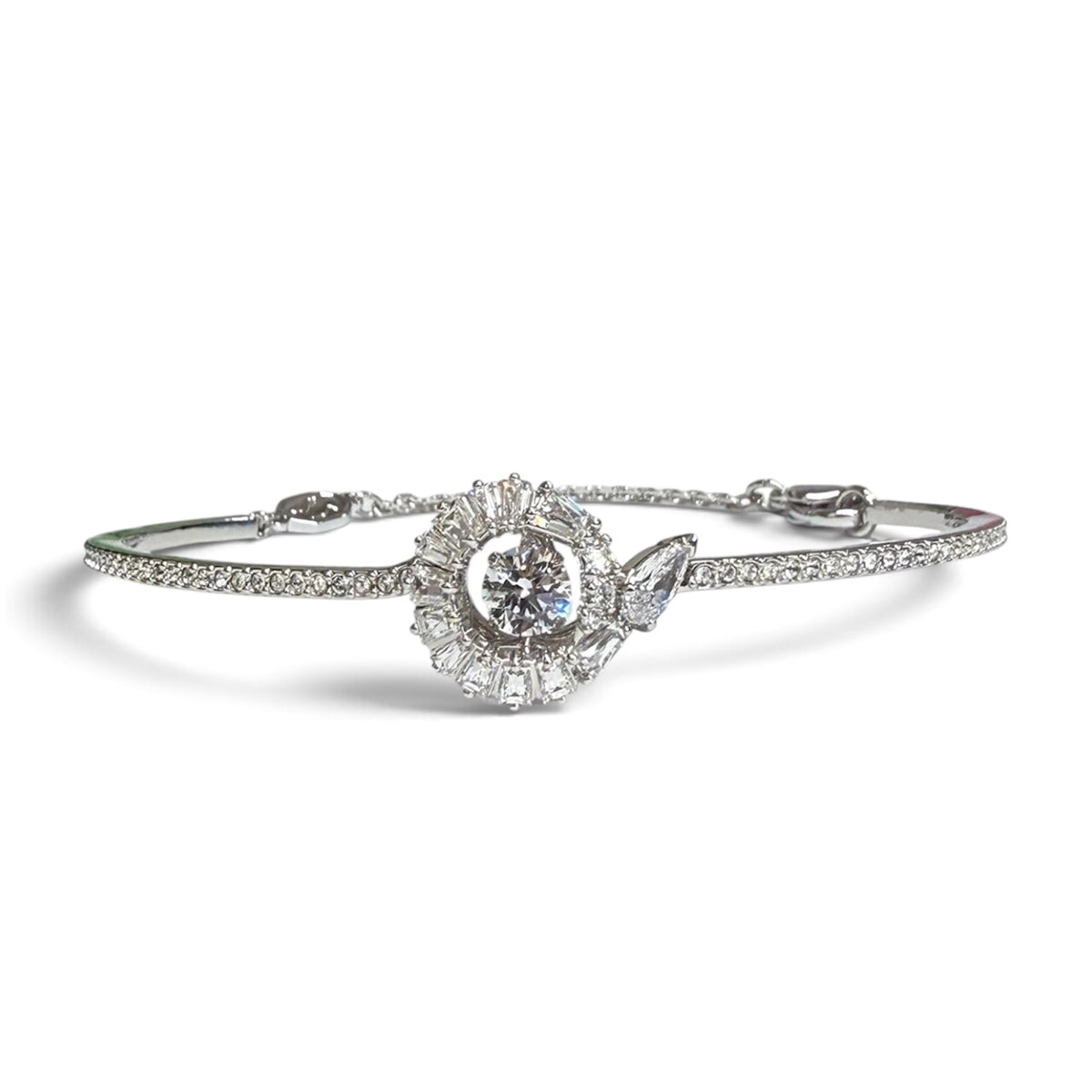 SWAROVSKI Bracelet Rank(A) Silver 5698892 With Box