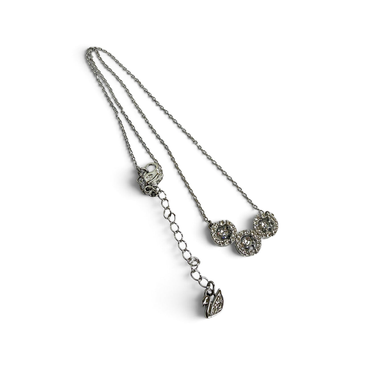 SWAROVSKI NECKLACE SILVER IDYLLIA WHITE CRY
