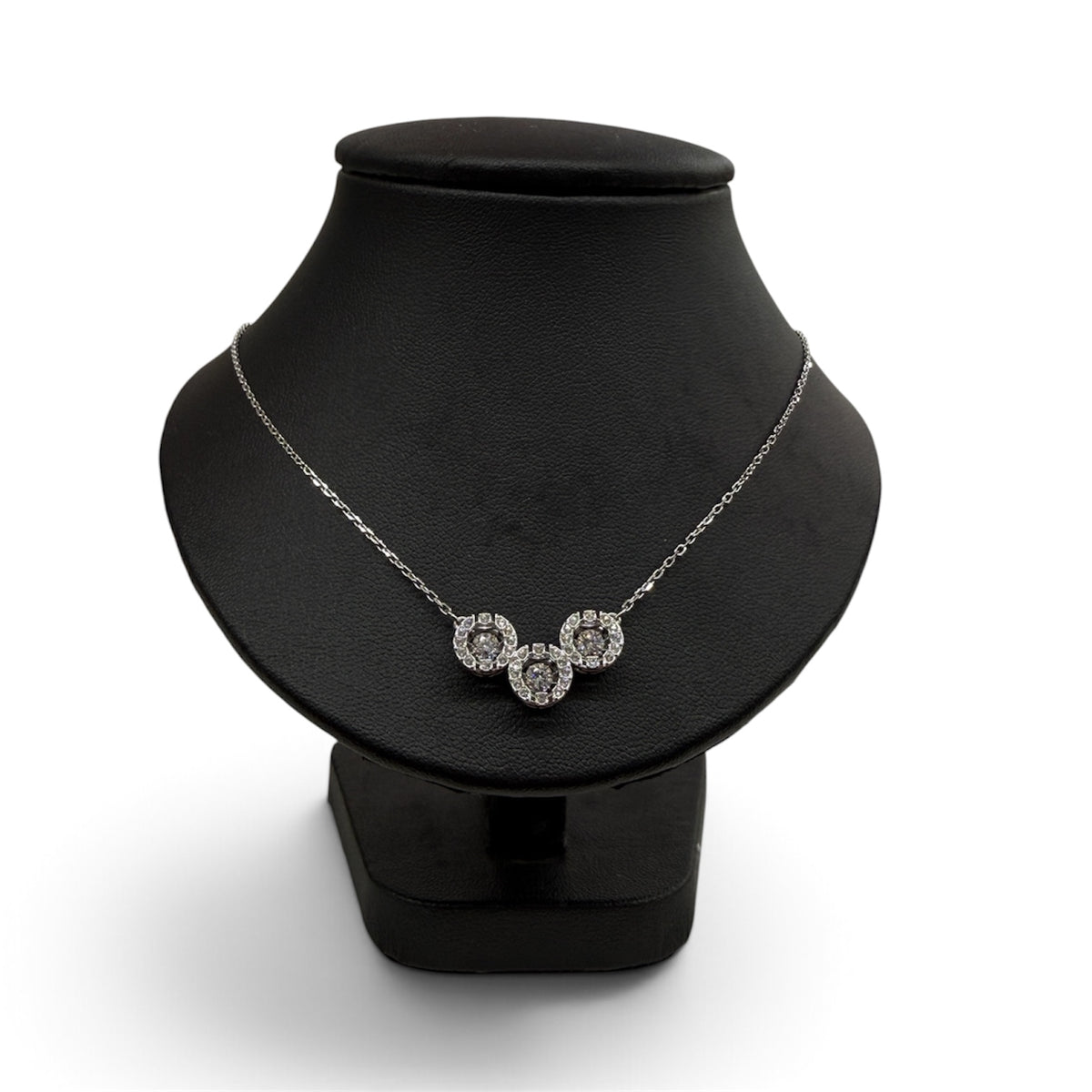 SWAROVSKI NECKLACE SILVER IDYLLIA WHITE CRY