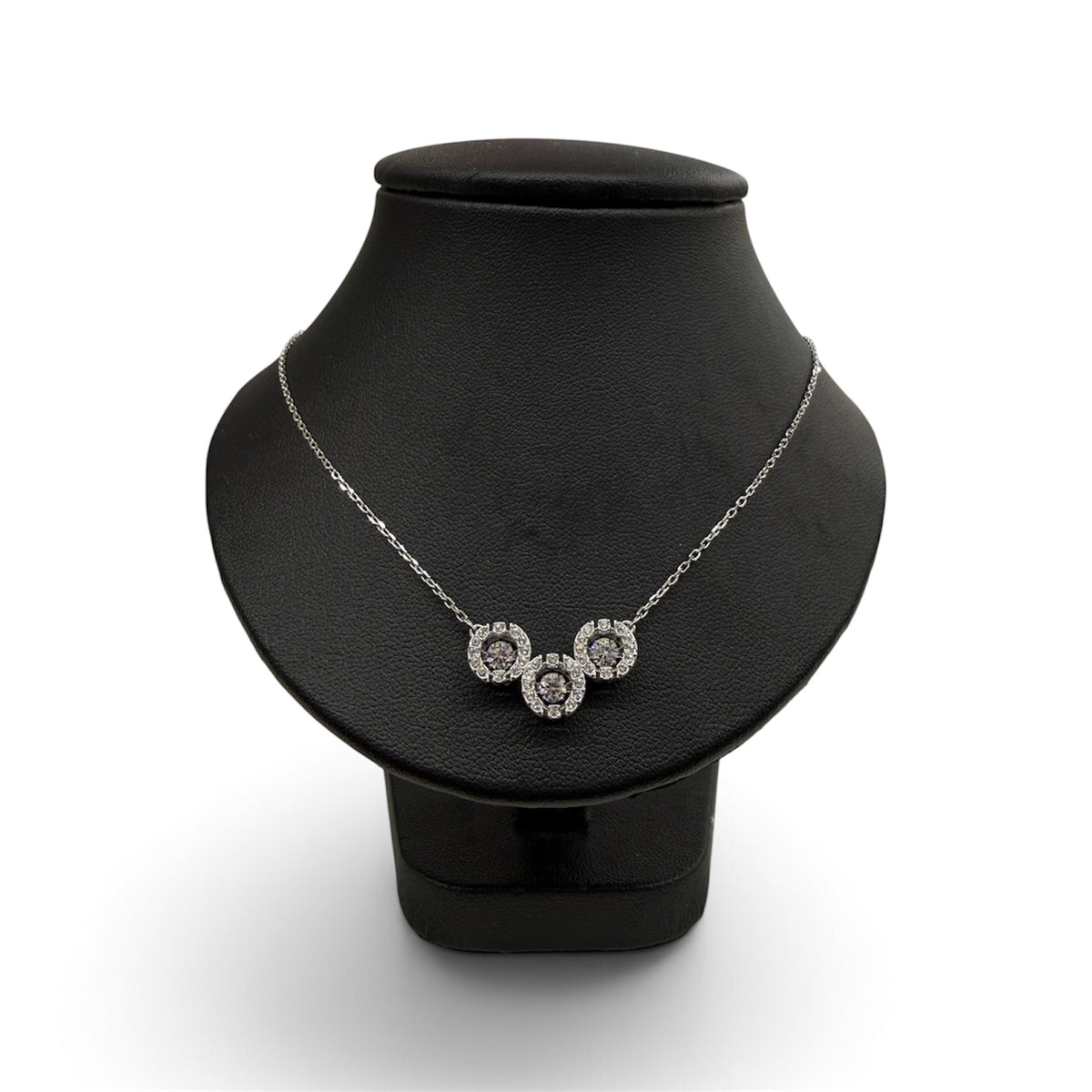 SWAROVSKI NECKLACE SILVER IDYLLIA WHITE CRY