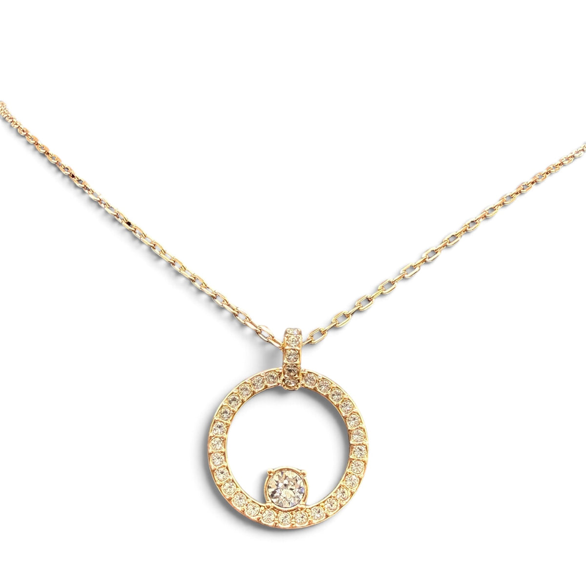 SWAROVSKI NECKLACE ROSE GOLD