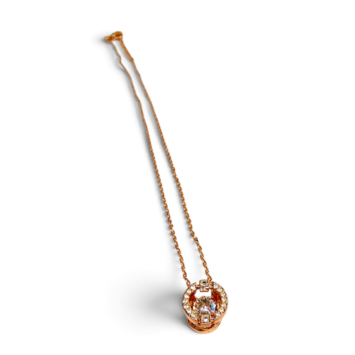 SWAROVSKI NECKLACE ROSE GOLD