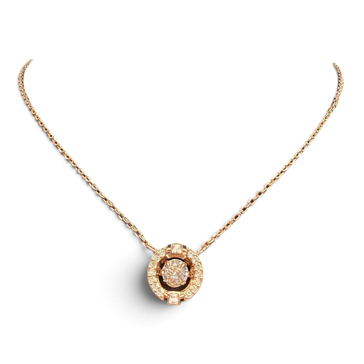 SWAROVSKI NECKLACE ROSE GOLD