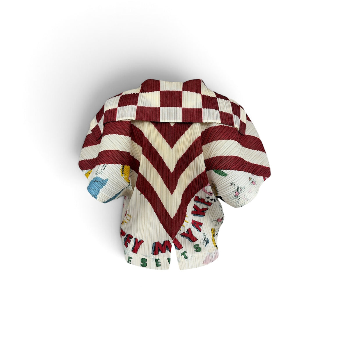 PLEATS PLEASE x Terry Johnson Cut And Sewn SIZE Free Lady's Multi Color PP31-JD851 *Stain* Rank (B)