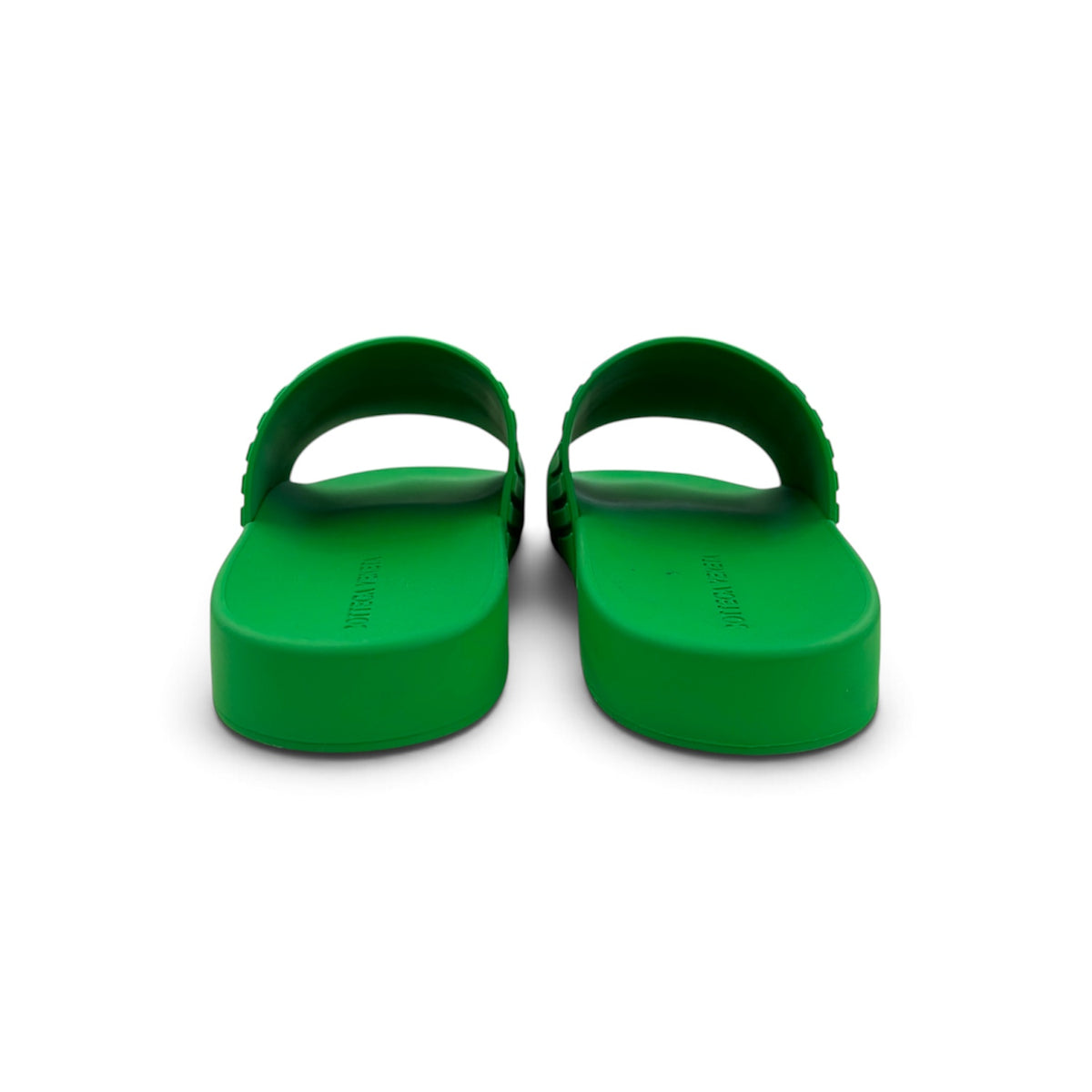 BOTTEGA VENETA Sandal 41 Mens Green Slider_In_Rubber *Stain* Rank (B)