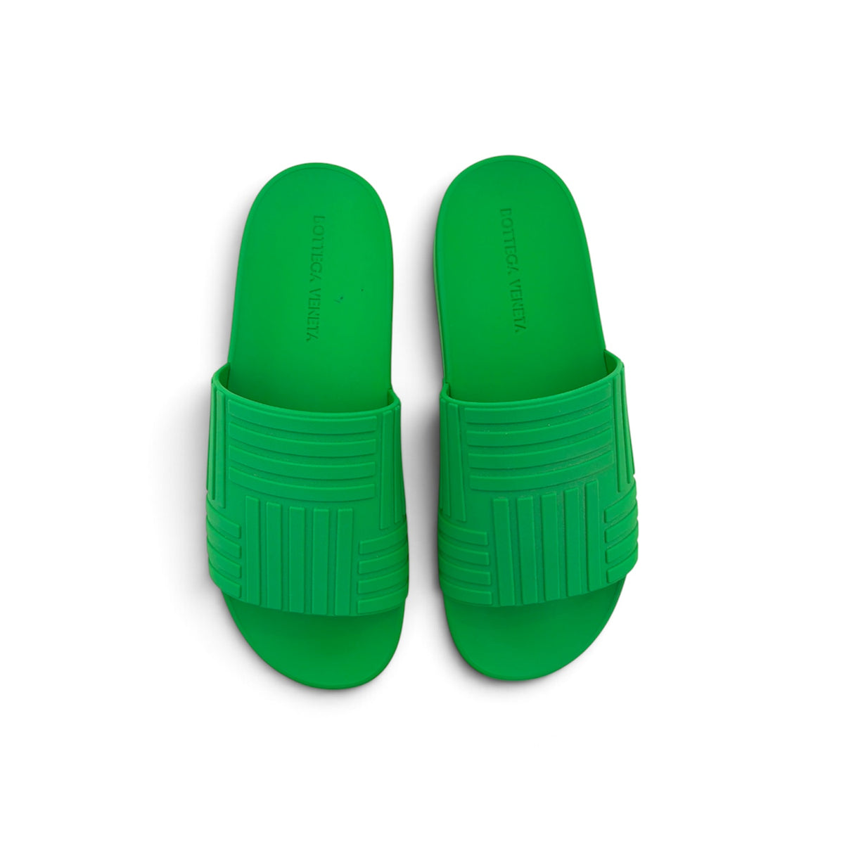 BOTTEGA VENETA Sandal 41 Mens Green Slider_In_Rubber *Stain* Rank (B)