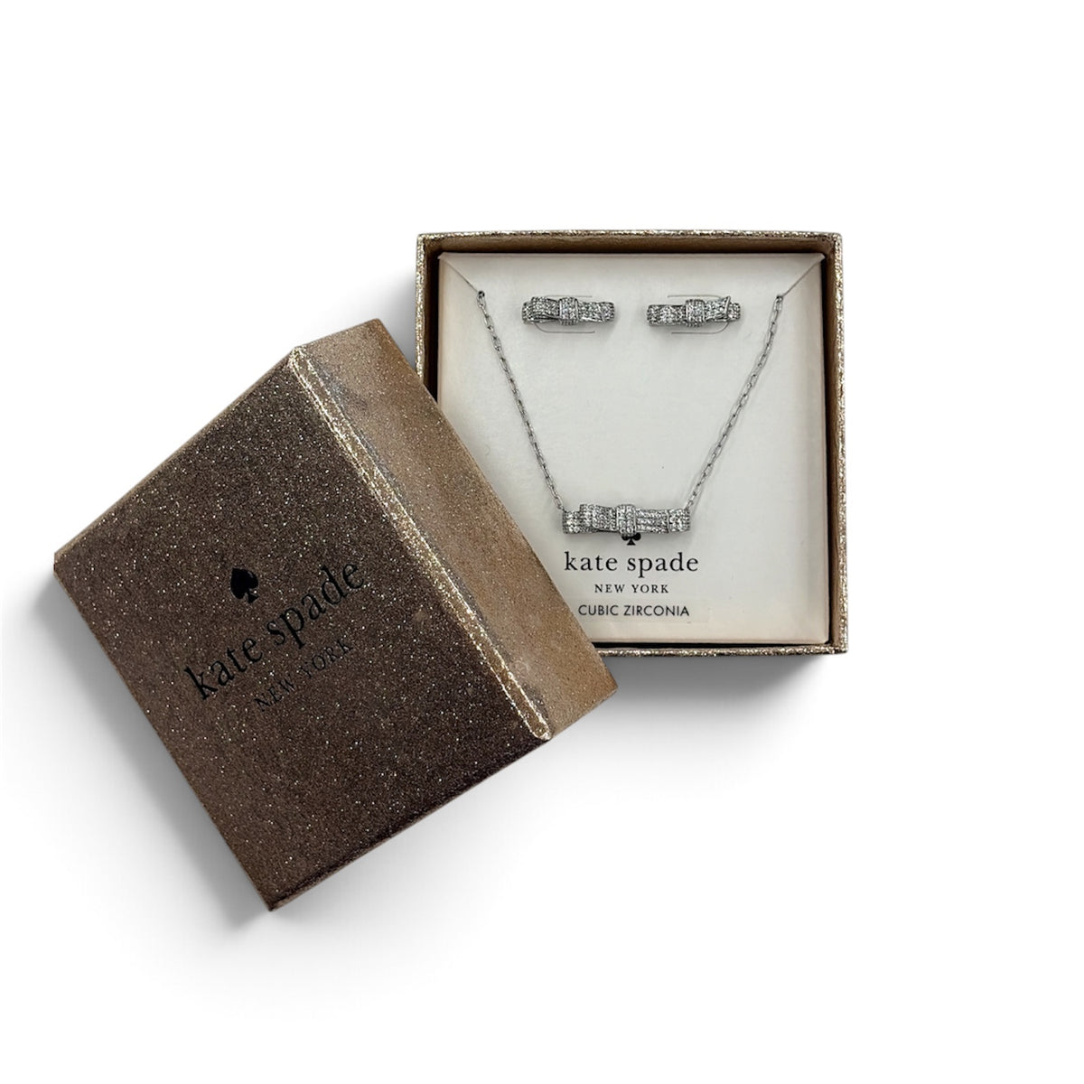 KATE SPADE Necklace Sliver KE952 *SET Rank (A)
