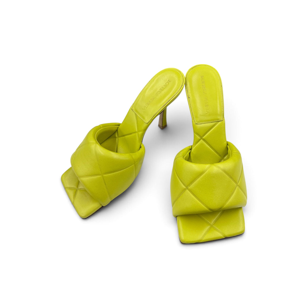 BOTTEGA VENETA Pumps 37 Lady's Yellow Green Rank (B)