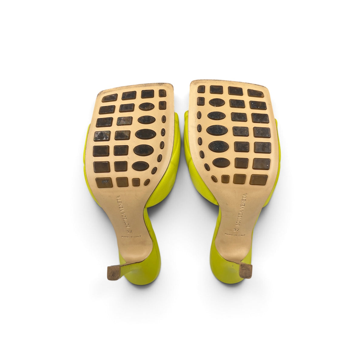 BOTTEGA VENETA Pumps 37 Lady's Yellow Green Rank (B)