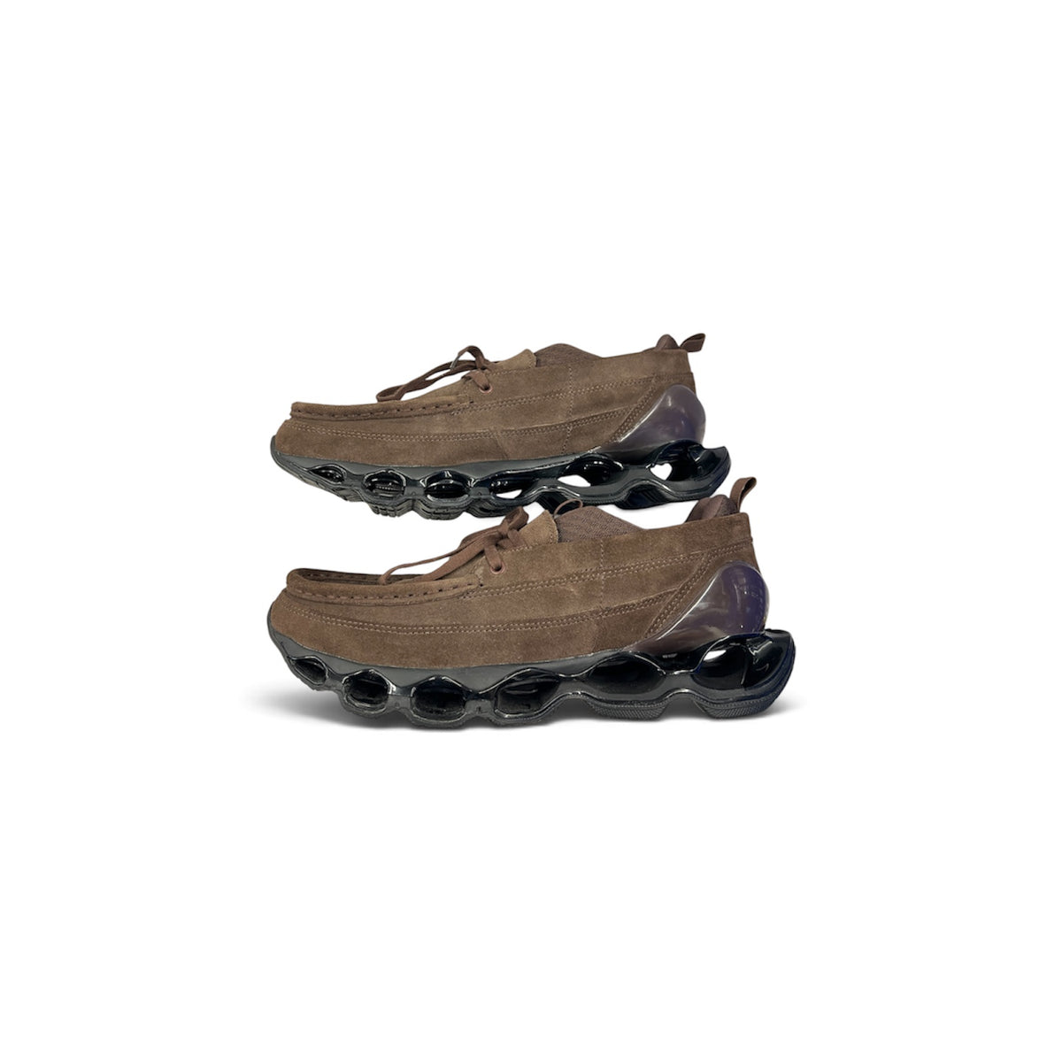 MIZUNO Sneaker Size 42.5 D1GD243602 Men Brown Wave Prophecy Moc Suede Brown