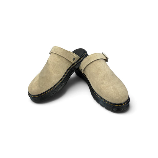 Dr. Martens Mens 42  Beige/ Black BROOKLINE MULE Rank (A)
