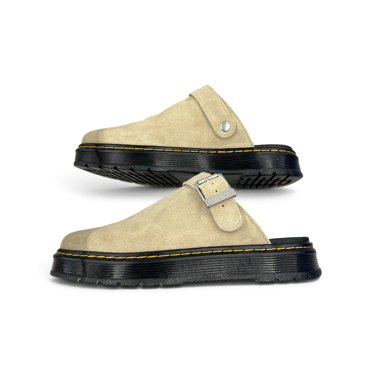 Dr. Martens Mens 42  Beige/ Black BROOKLINE MULE Rank (A)