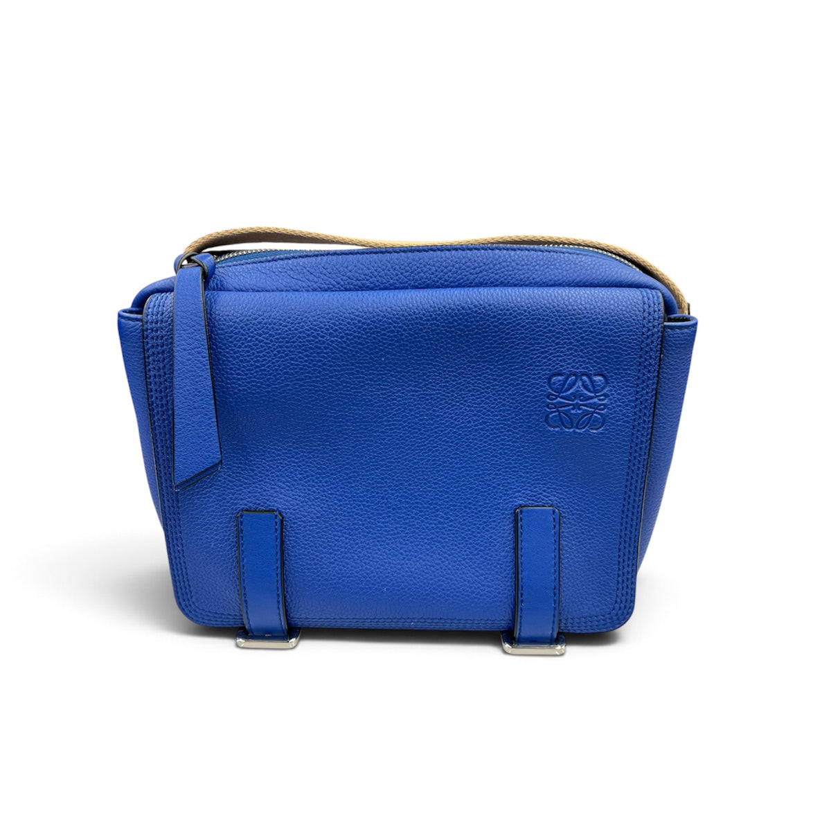 LOEWE 2WAY Bag  Blue  0611844 Military Messenger Rank (AB)