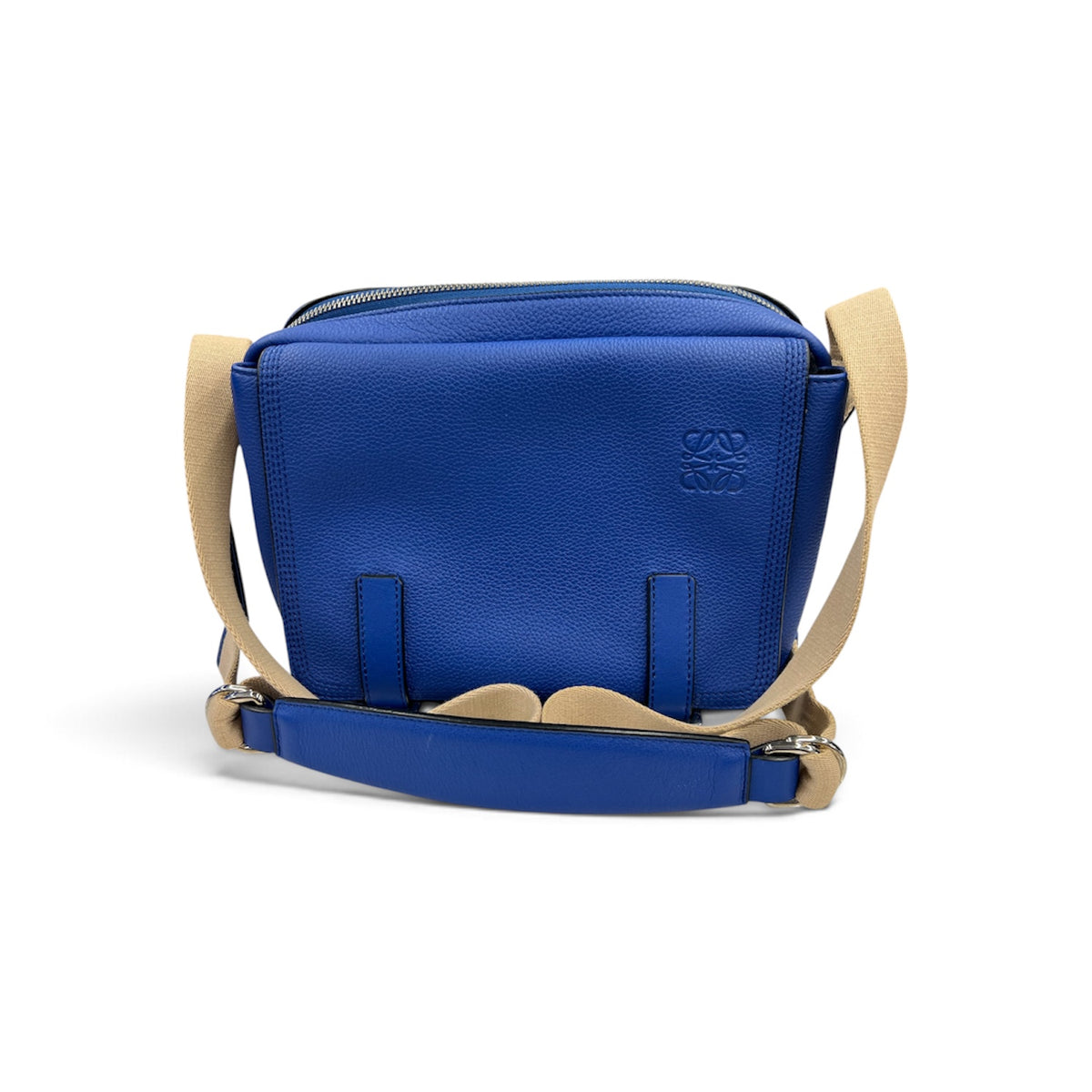 LOEWE 2WAY Bag  Blue  0611844 Military Messenger Rank (AB)