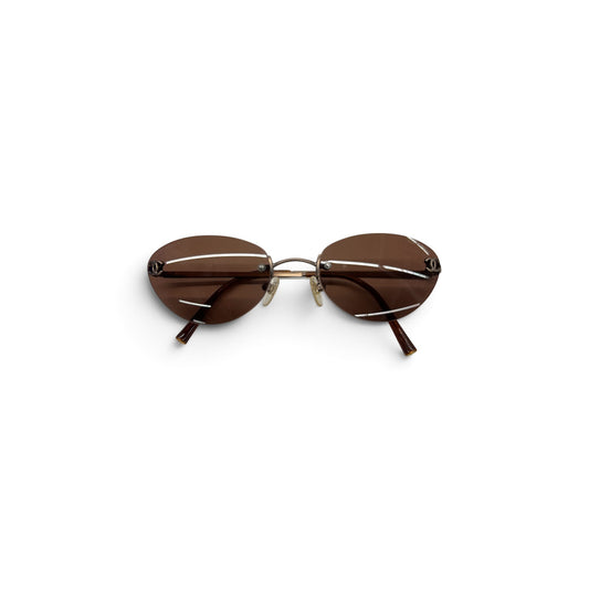 CHANEL Sunglasses 4003 Brown Rank(B)