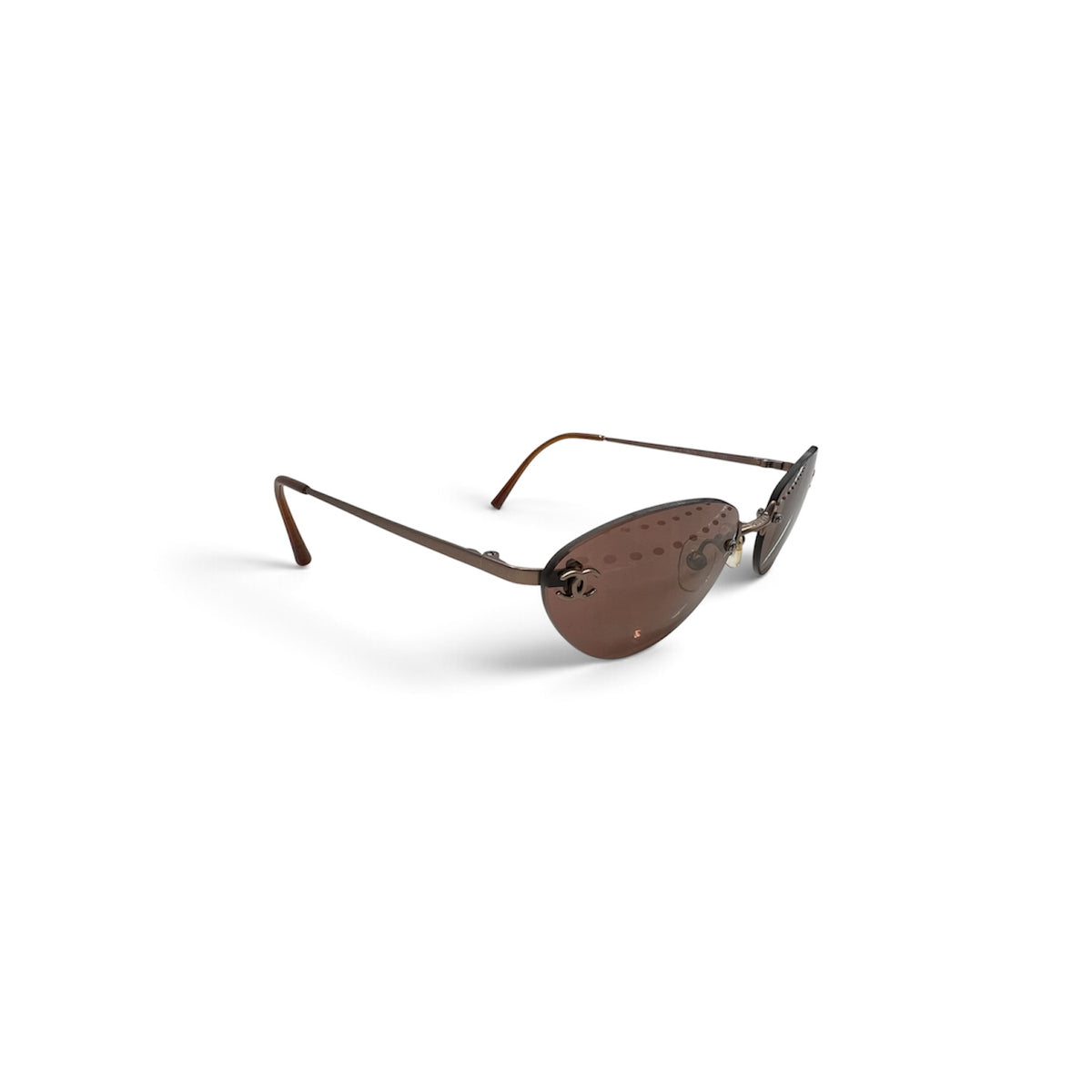 CHANEL Sunglasses 4003 Brown Rank(B)