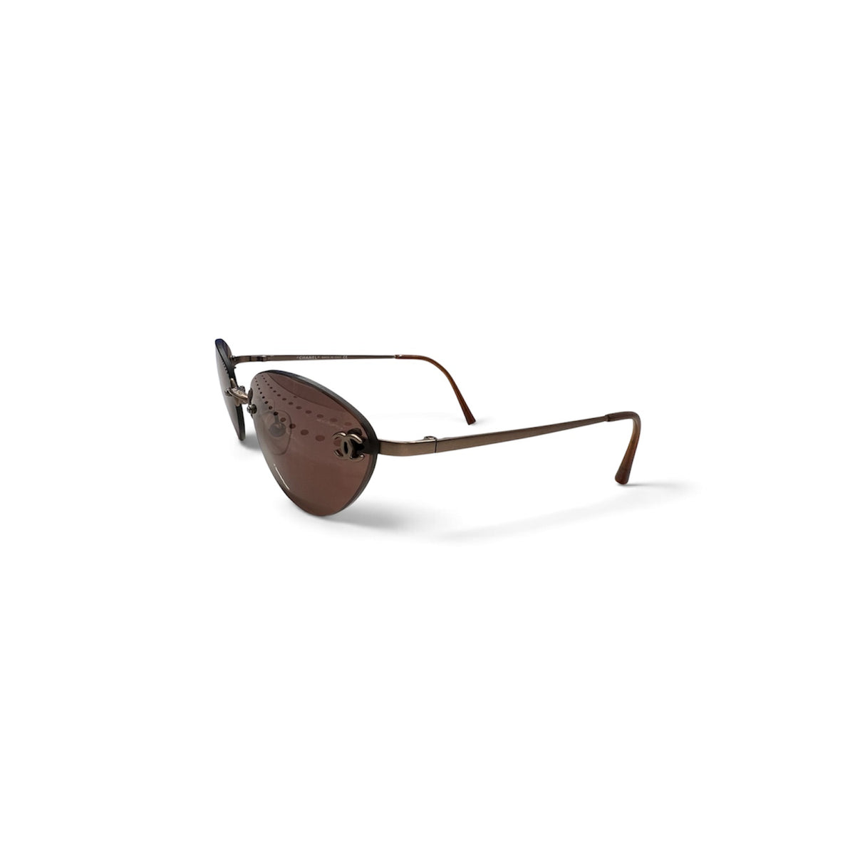 CHANEL Sunglasses 4003 Brown Rank(B)