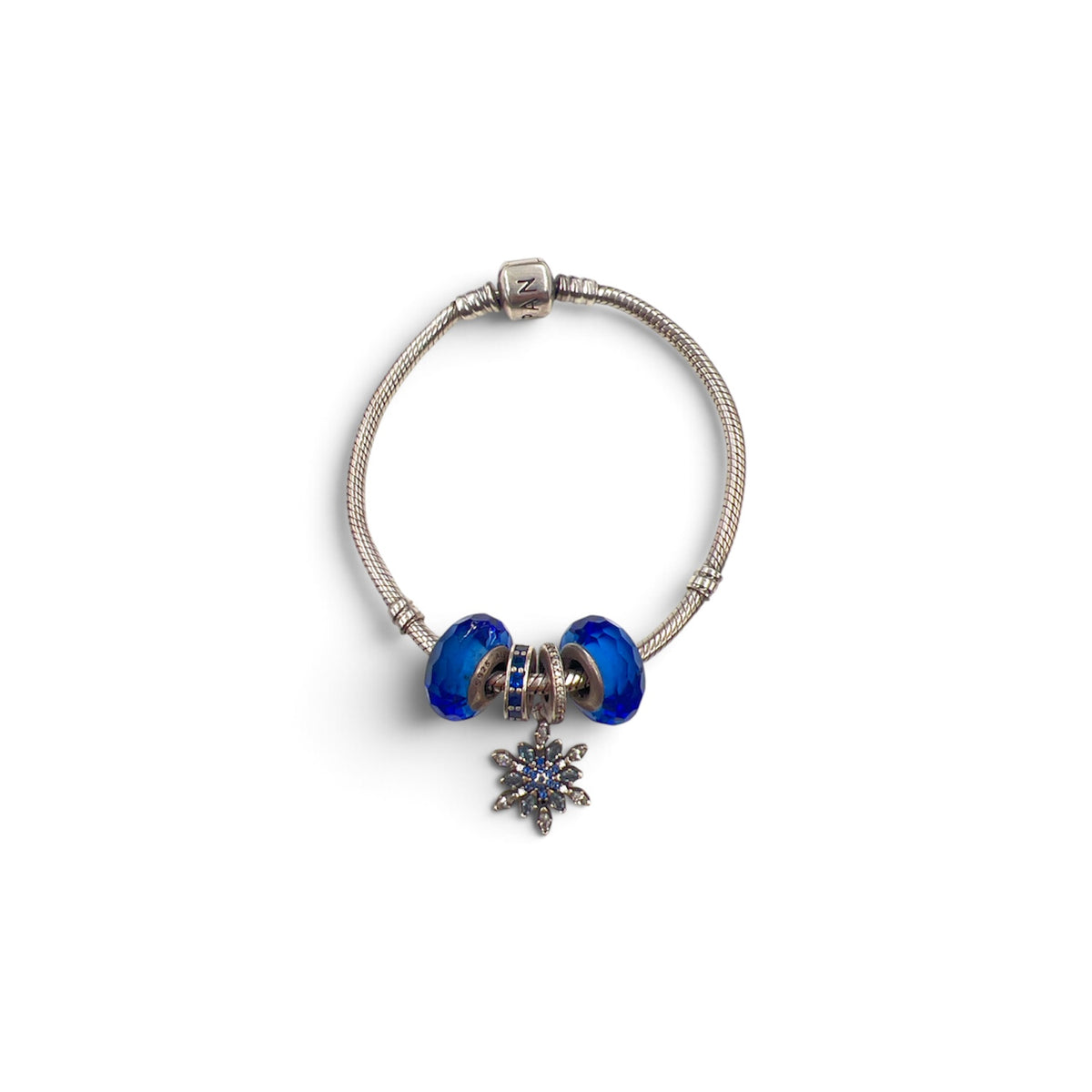 PANDORA Bracelet Silver Charm 4P Rank (B)