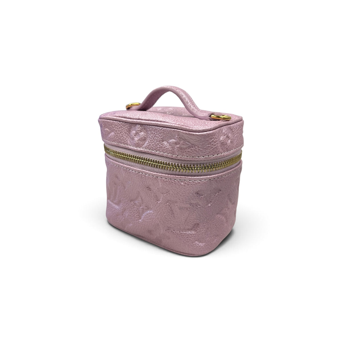 LOUIS VUITTON Vanity Bag M82168 Pink Micro vanity Rank(A)