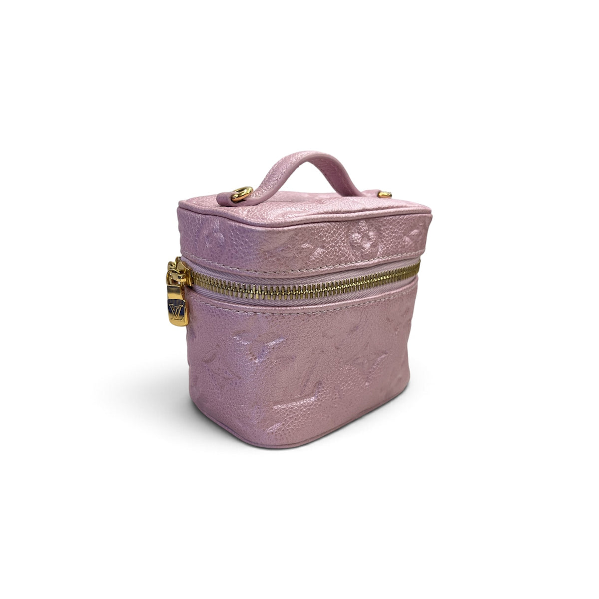 LOUIS VUITTON Vanity Bag M82168 Pink Micro vanity Rank(A)