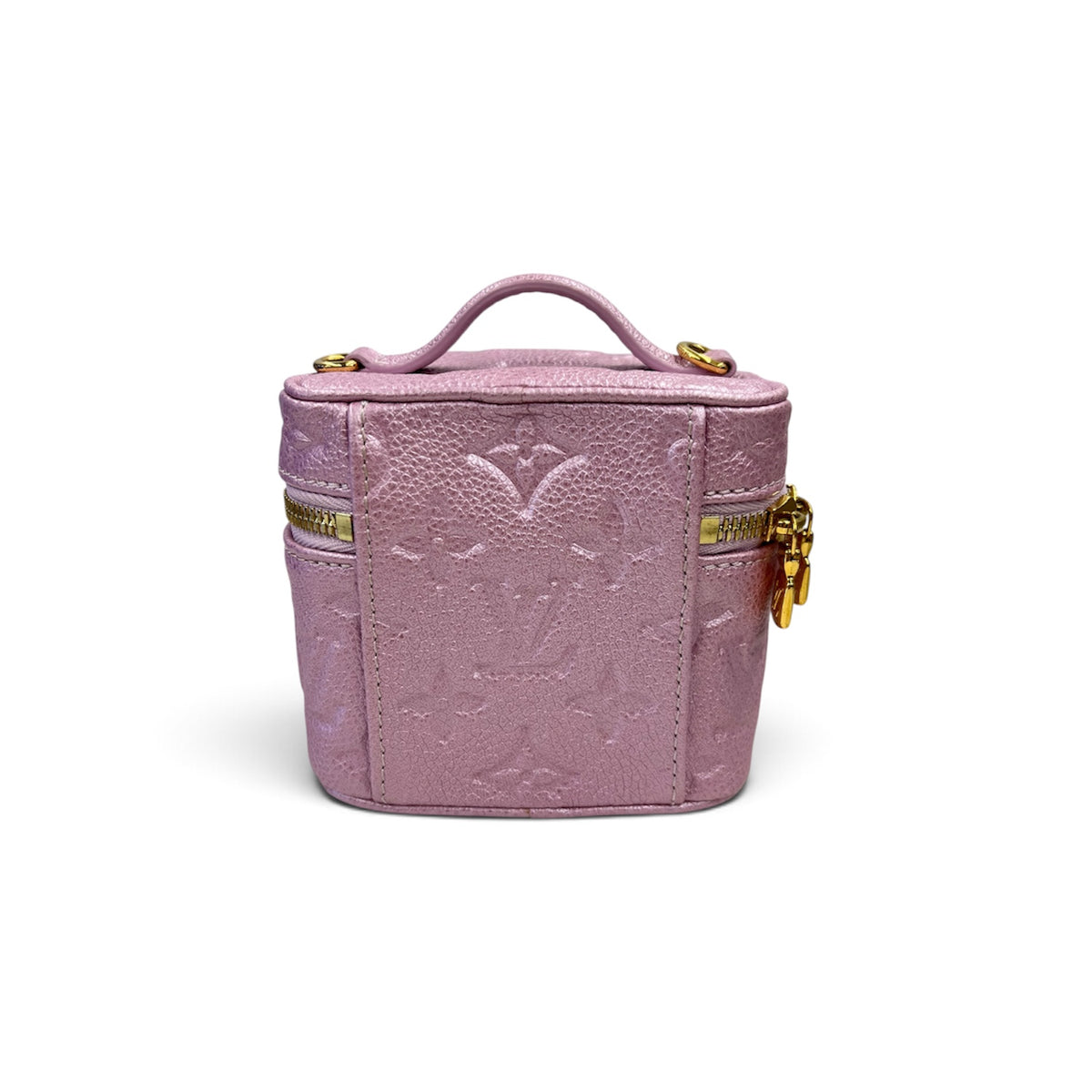 LOUIS VUITTON Vanity Bag M82168 Pink Micro vanity Rank(A)