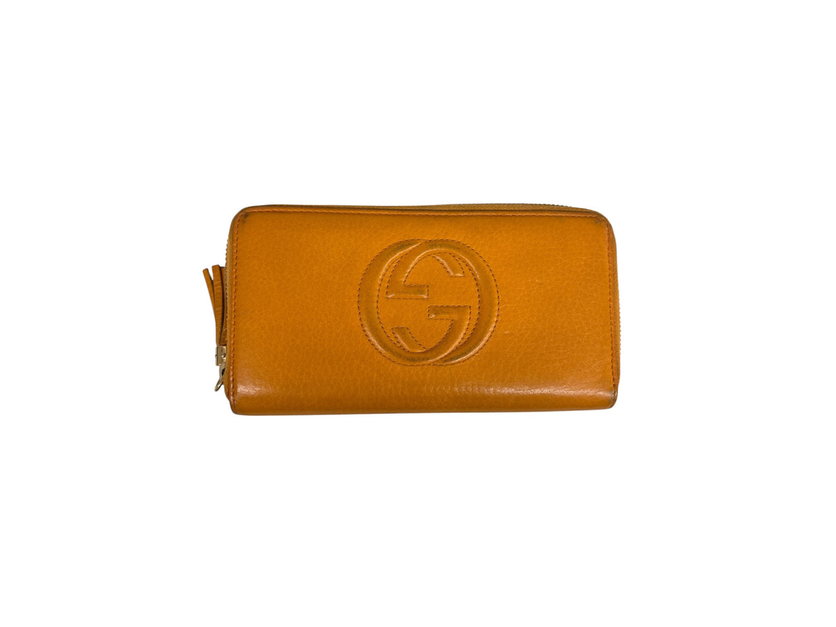 GUCCI LONG WALLET ORANGE 38004