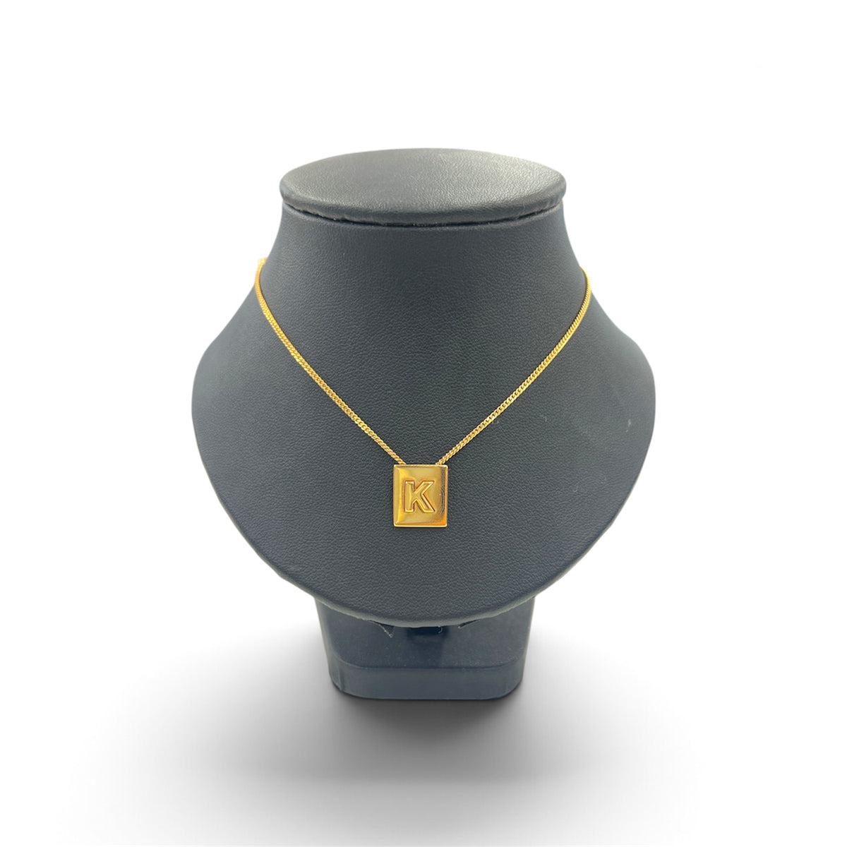 CELINE Necklace Gold Alphabet "K" Rank(B)
