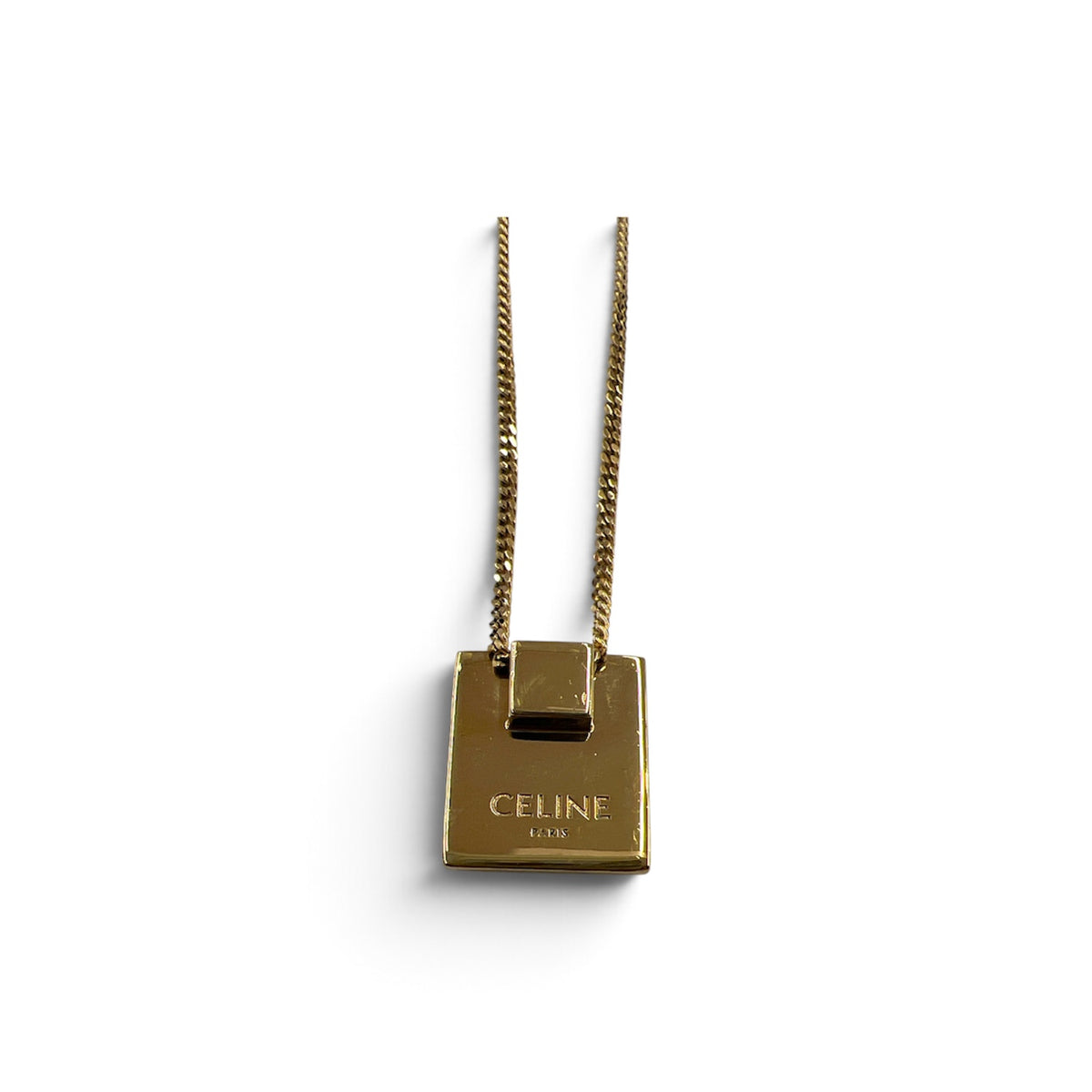 CELINE Necklace Gold Alphabet "K" Rank(B)