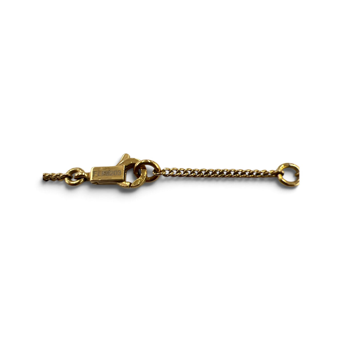 CELINE Necklace Gold Alphabet "K" Rank(B)