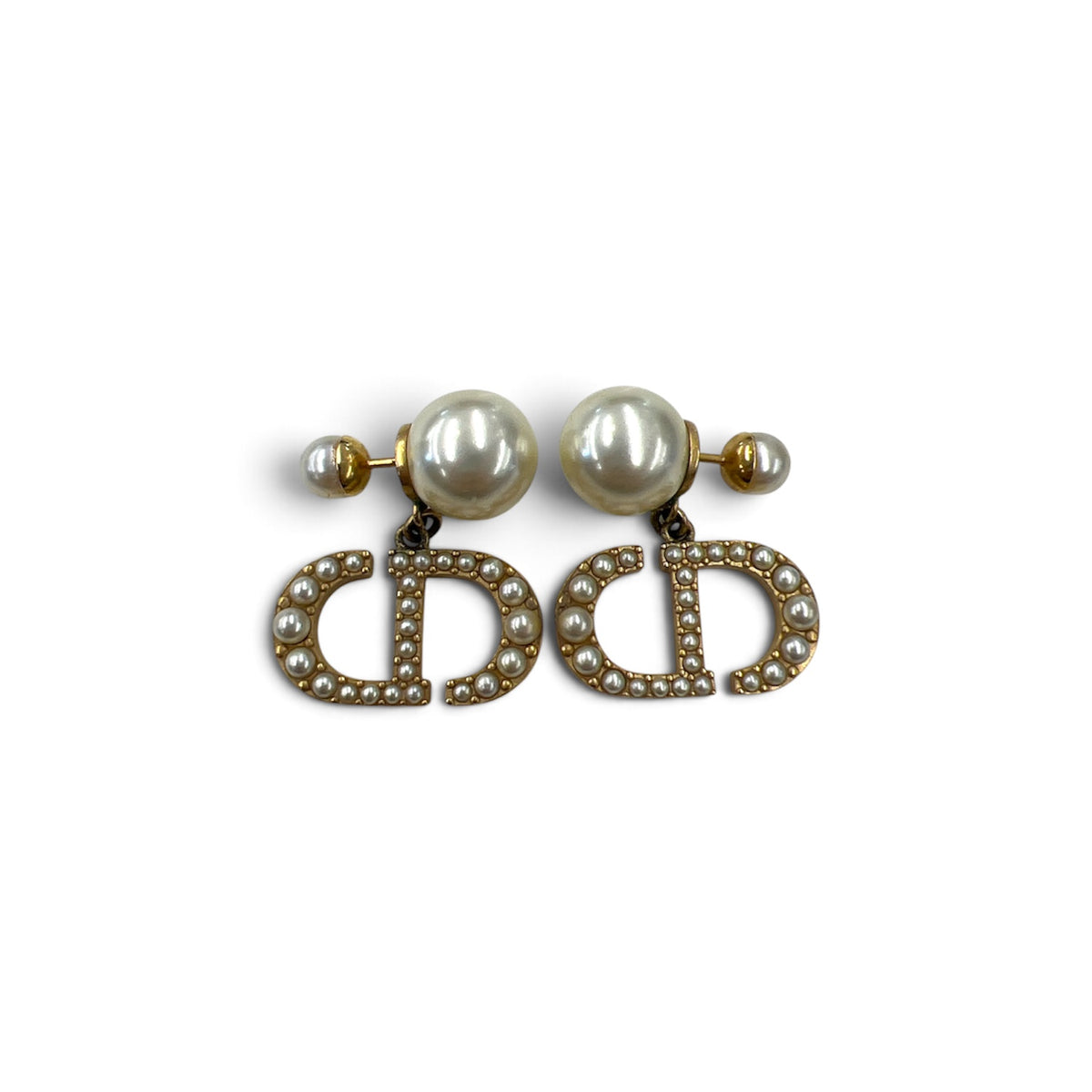 Christian Dior Earring Gold E3366WOMCY *Stain Rank(B)