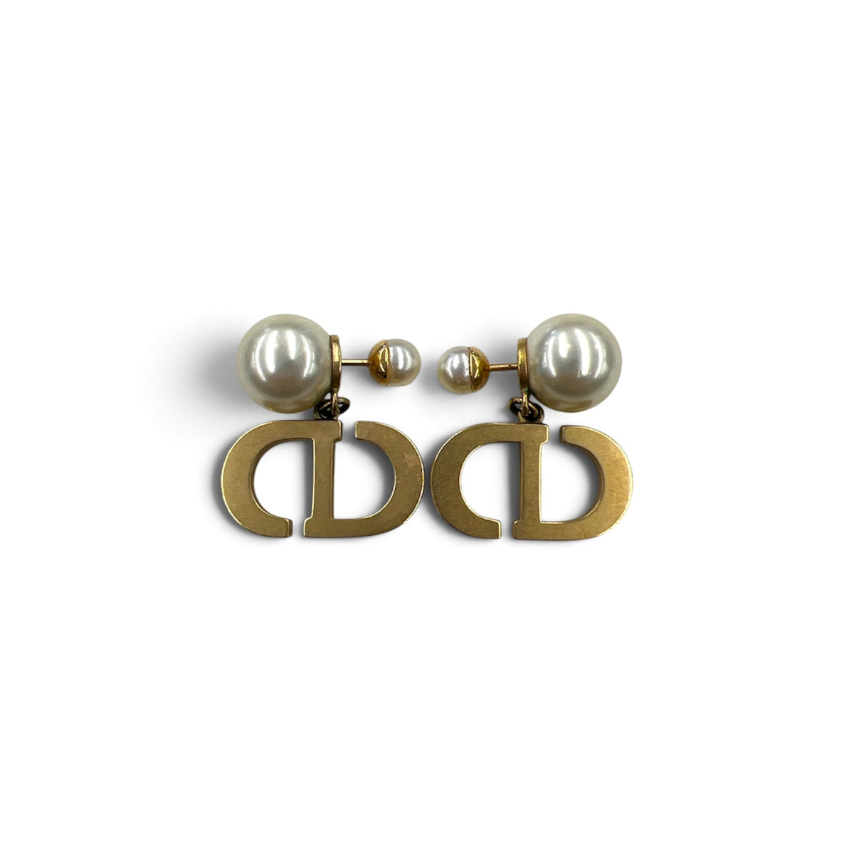 Christian Dior Earring Gold E3366WOMCY *Stain Rank(B)