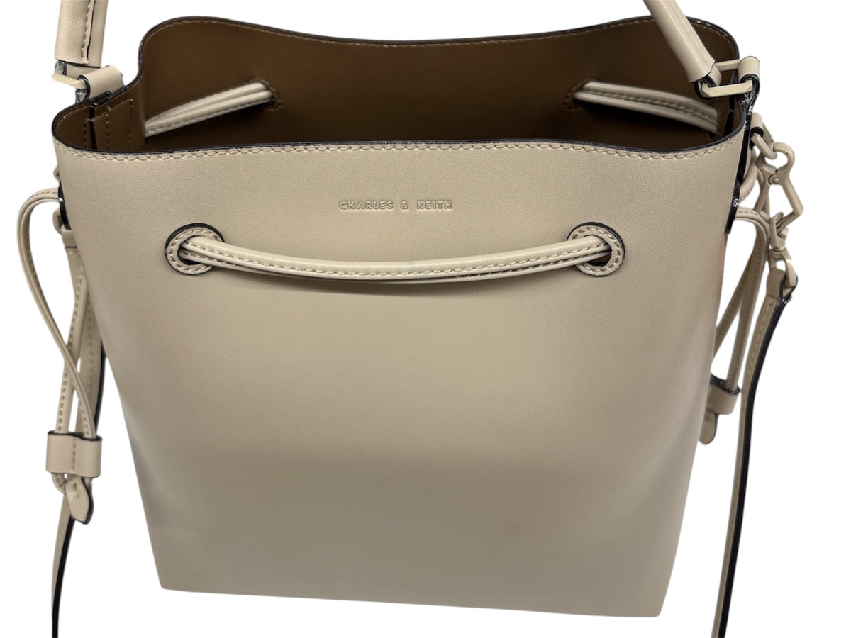 CHARLES & KEITH 2WAY BAG 40781280-5 BEIGE