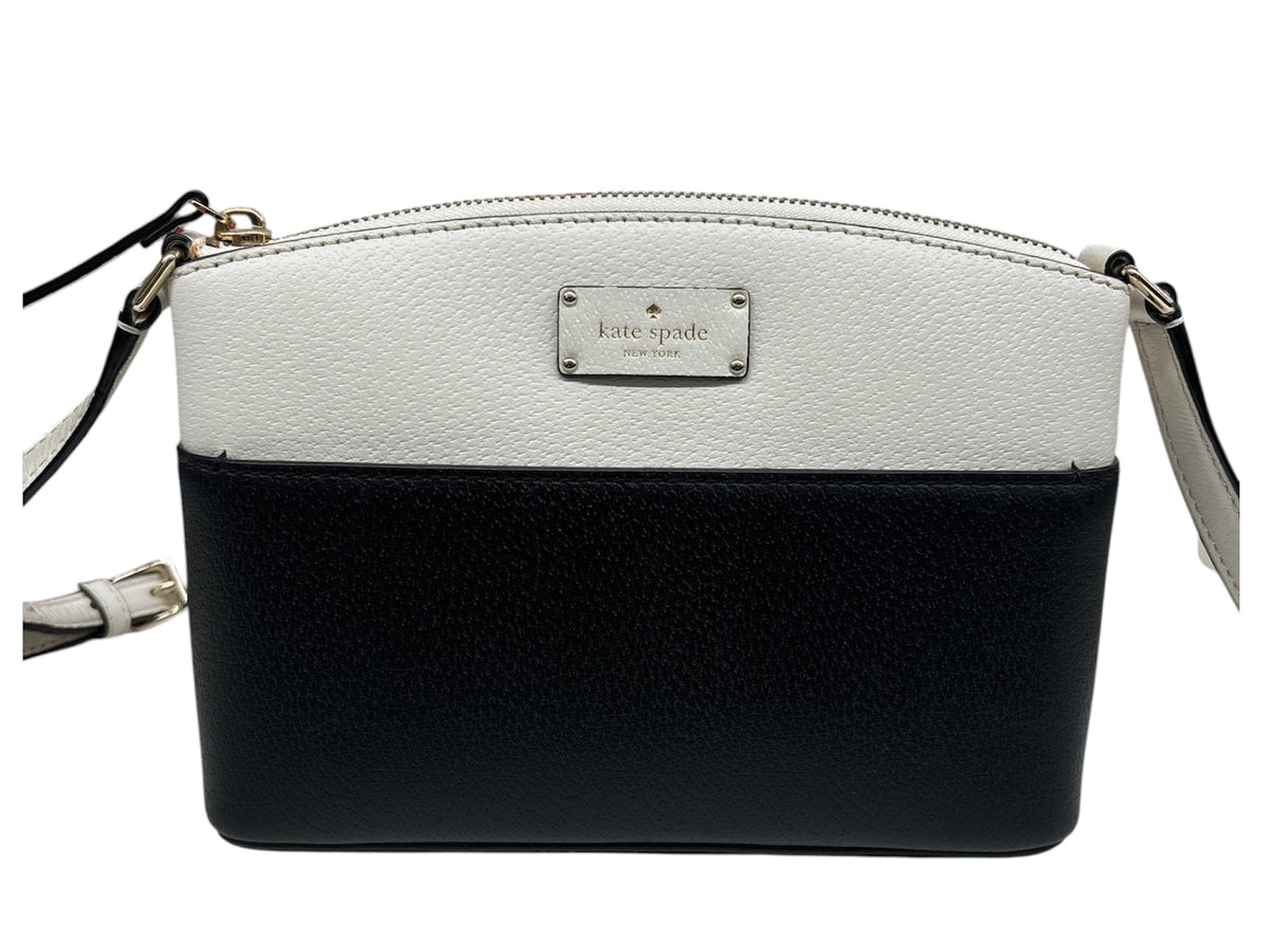 KATE SPADE SHOULDER BAG BLACK AND WHITE