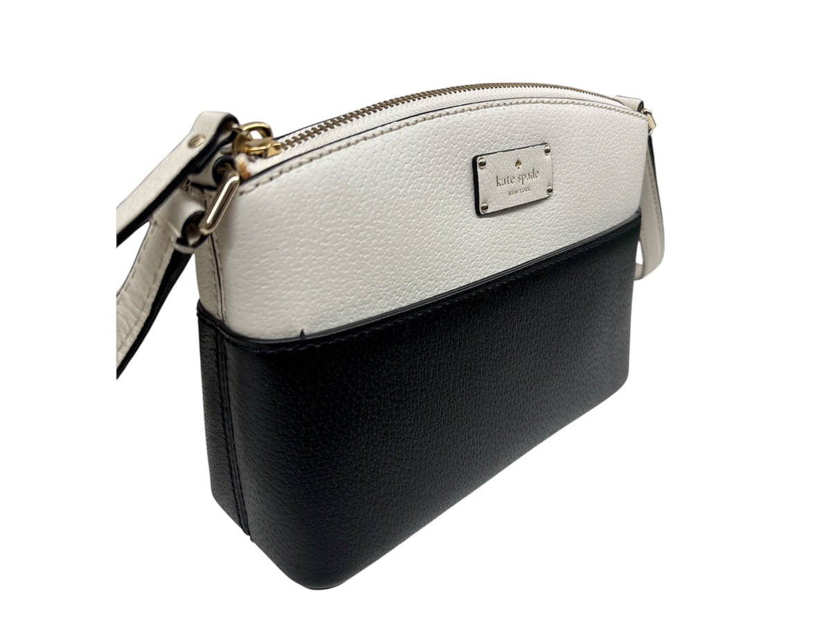 KATE SPADE SHOULDER BAG BLACK AND WHITE
