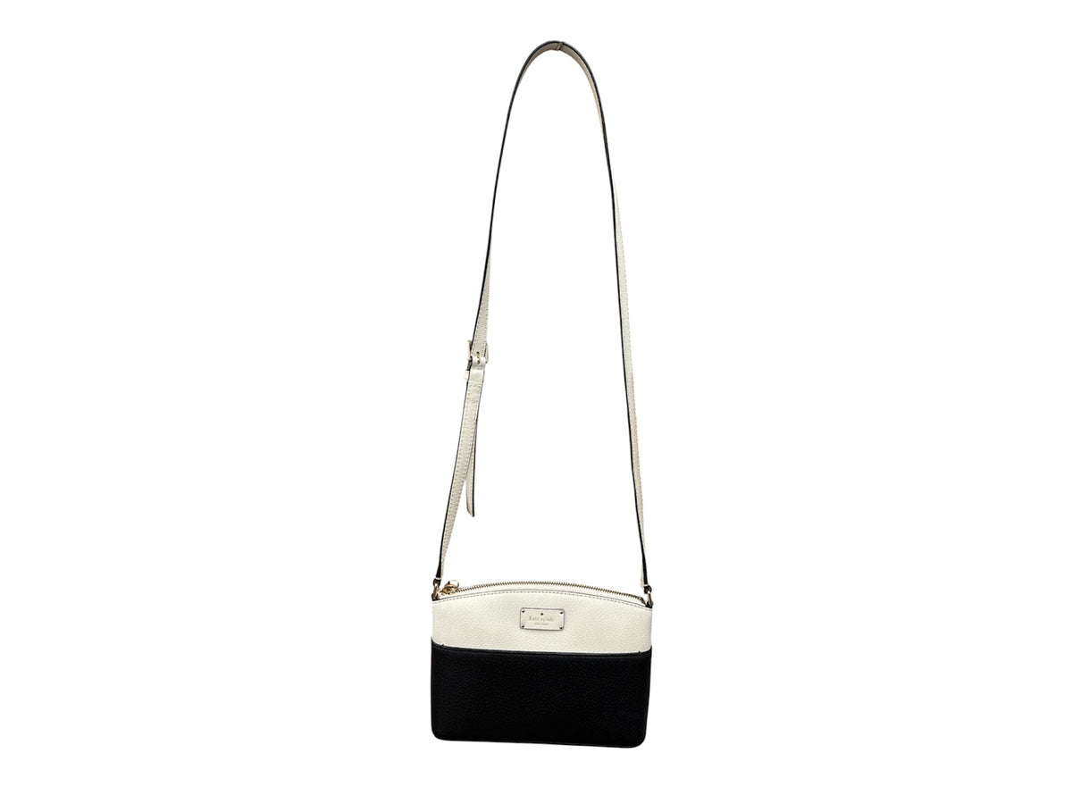 KATE SPADE SHOULDER BAG BLACK AND WHITE