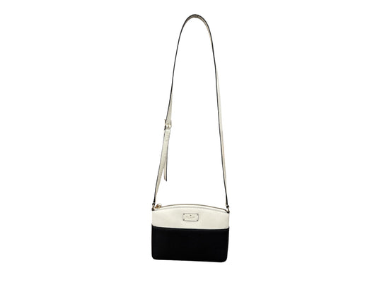 KATE SPADE SHOULDER BAG BLACK AND WHITE
