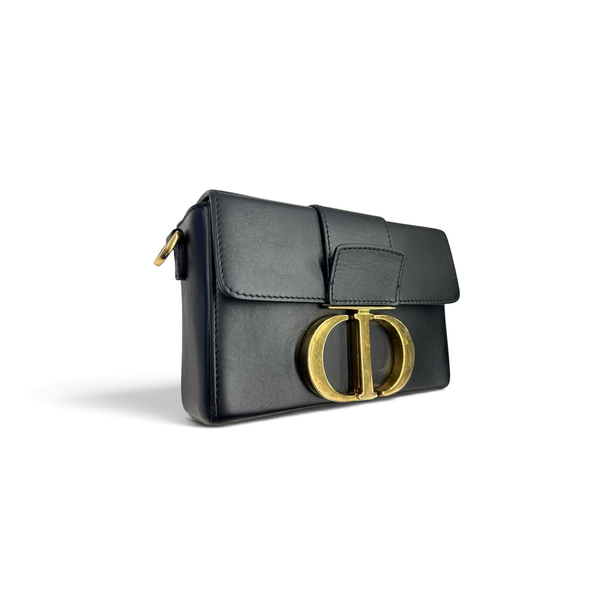 Christian Dior Shoulder Bag Black Damage 30 Montagne 05-RU-1119 Rank (B)