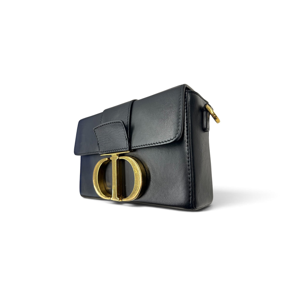Christian Dior Shoulder Bag Black Damage 30 Montagne 05-RU-1119 Rank (B)