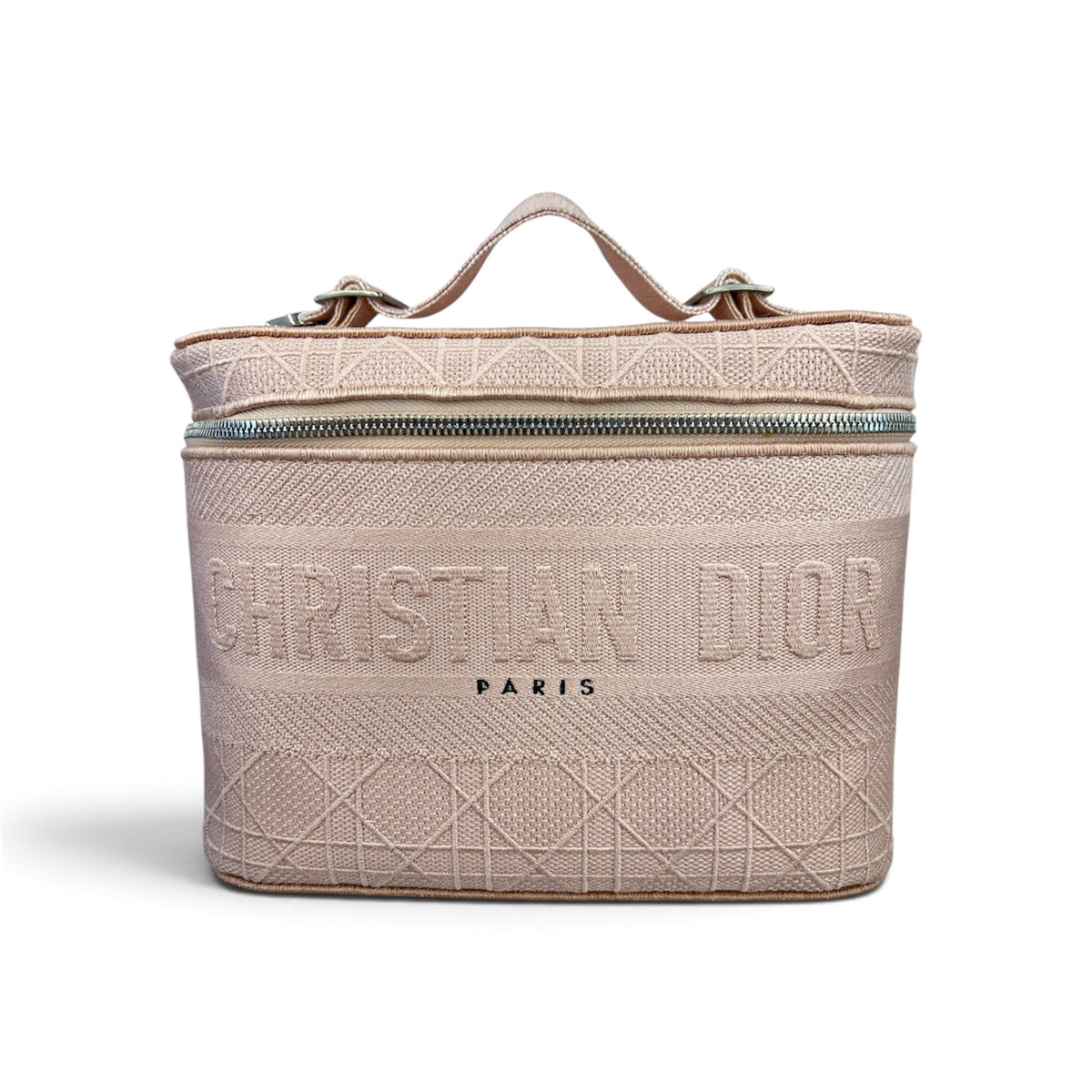 Christian Dior Handbag Pink Stain 06-B0-0290 Travel Canvas Rank (B)