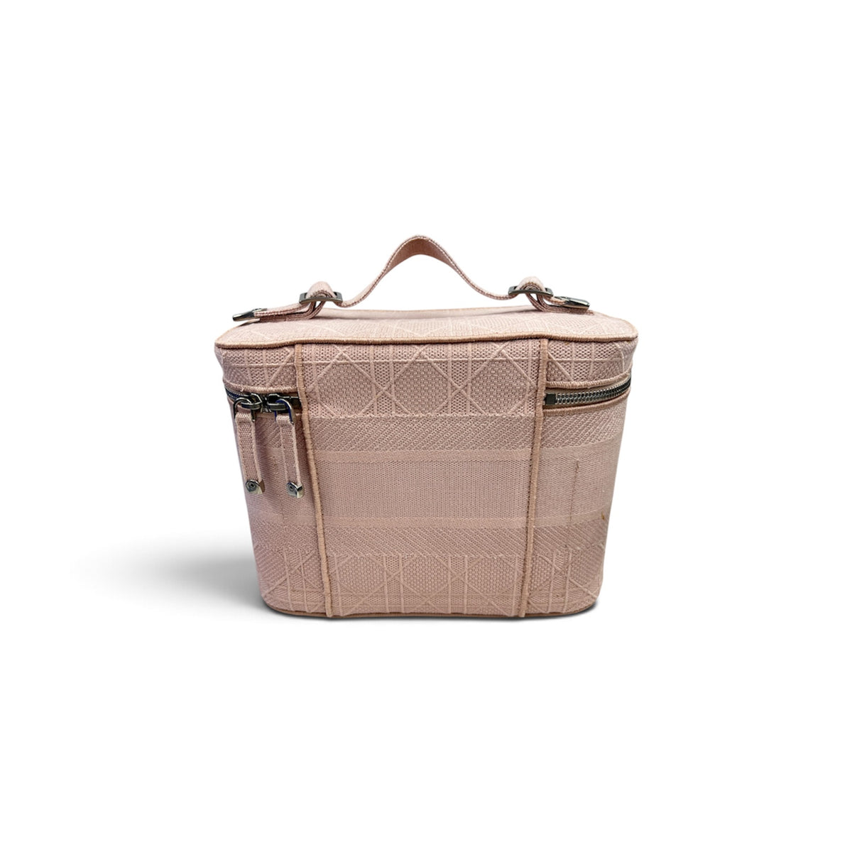 Christian Dior Handbag Pink Stain 06-B0-0290 Travel Canvas Rank (B)
